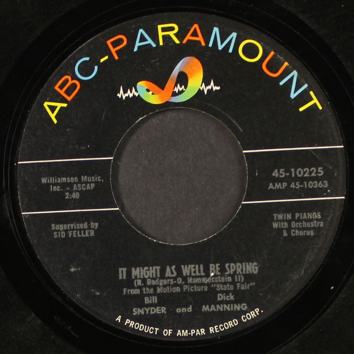 fanny / it might as well be spring by BILL SNYDER & DICK MANNING