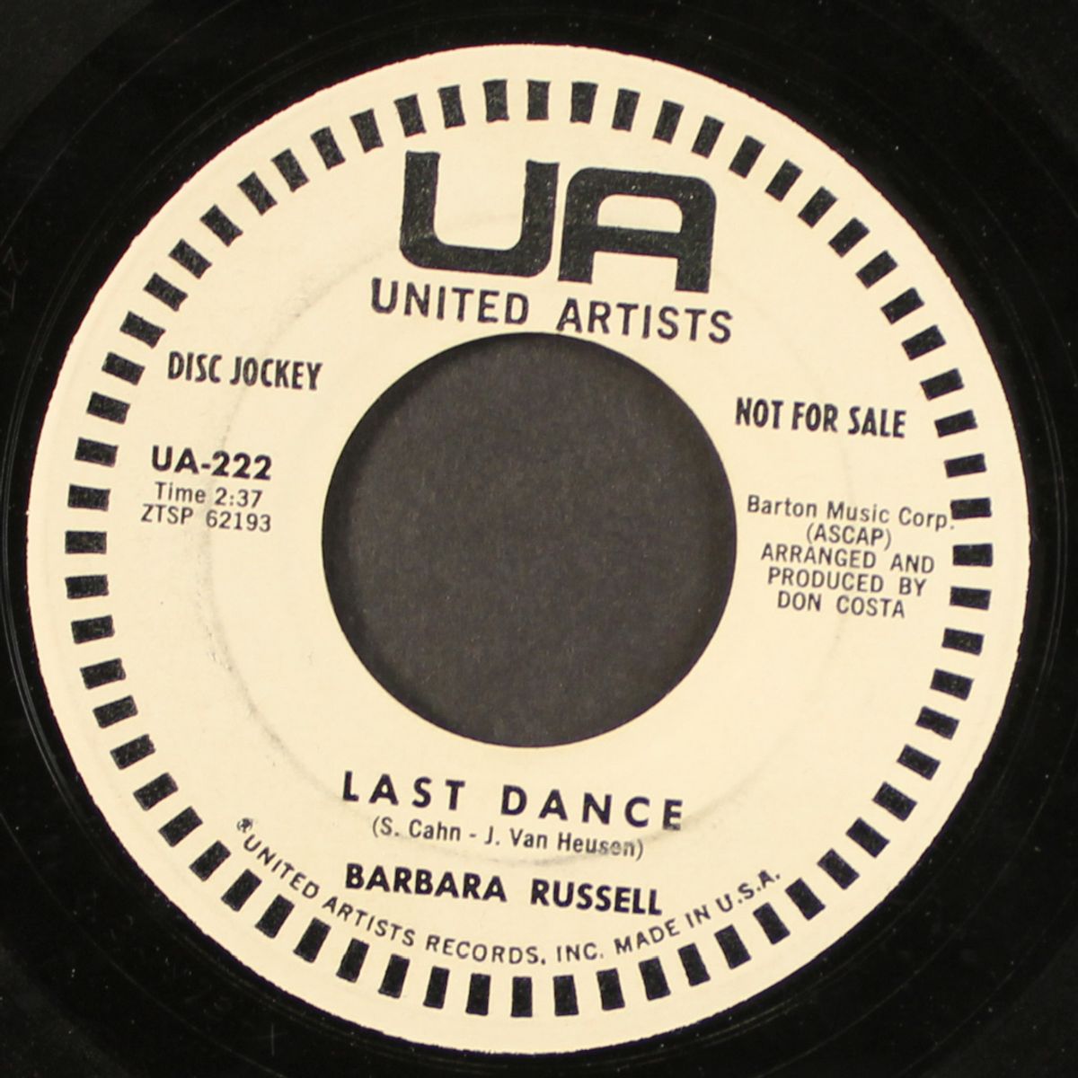 misty / last dance by BARBARA RUSSELL