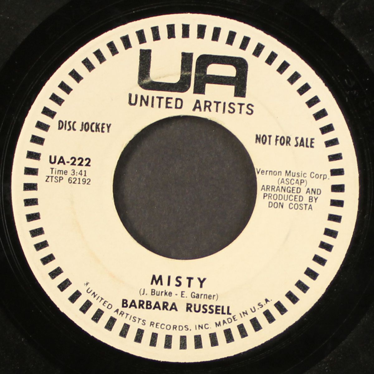 misty / last dance by BARBARA RUSSELL