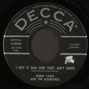 BOBBY CARLE & BLENDAIRES