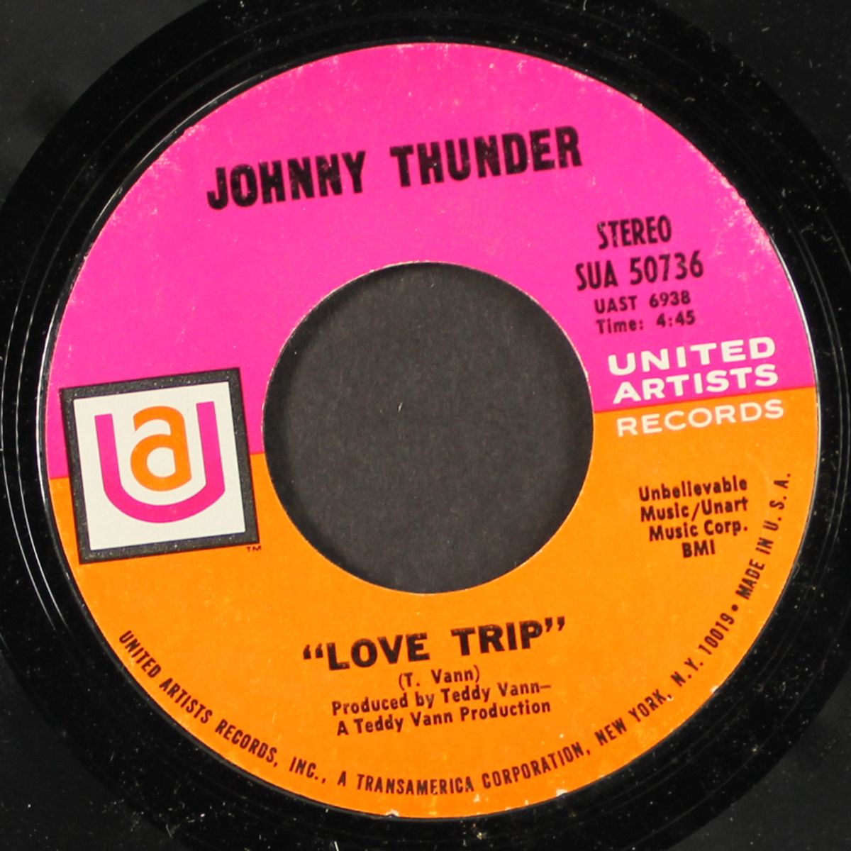 power to the people / love trip by JOHNNY THUNDER
