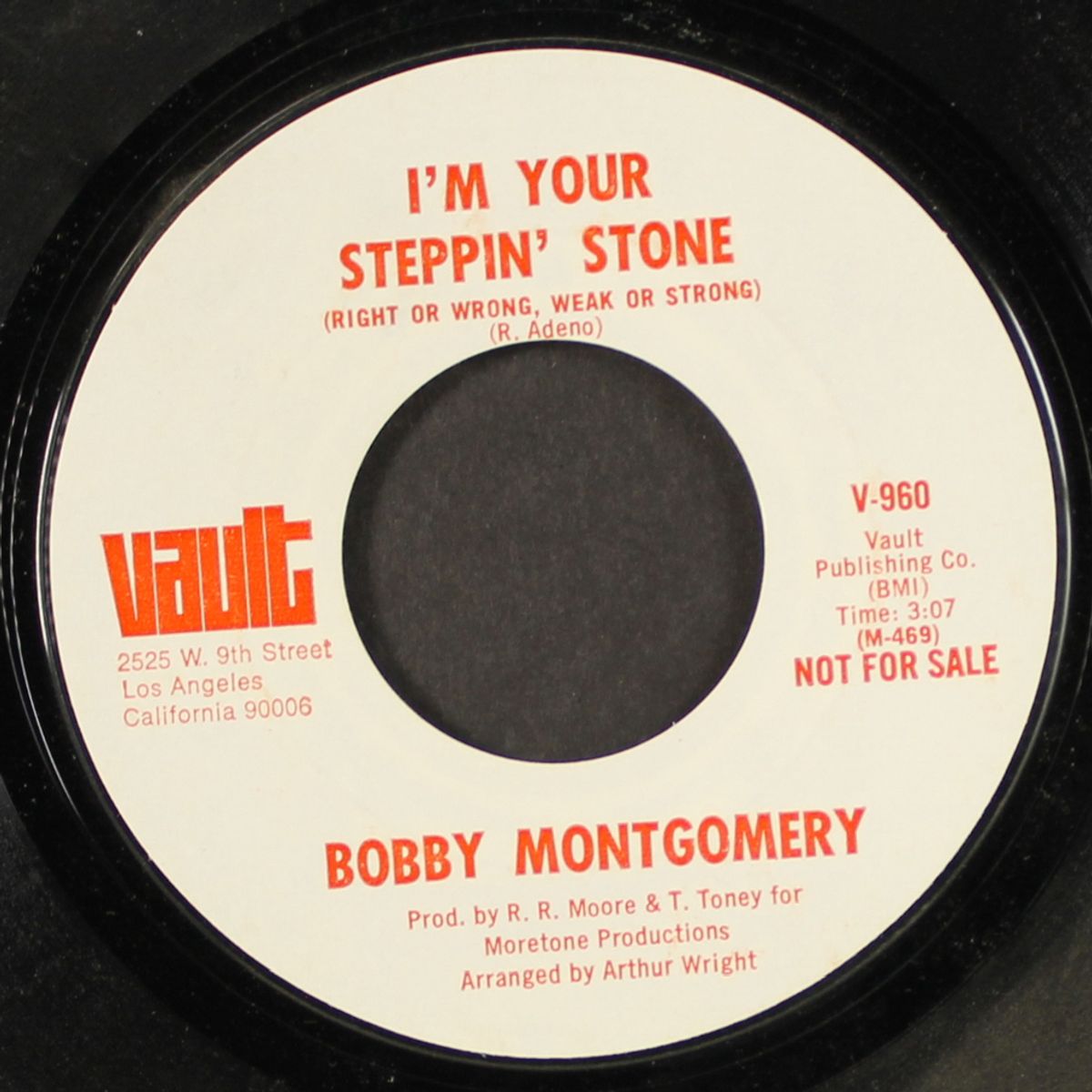 i'm your steppin' stone / honky tonk woman by BOBBY MONTGOMERY