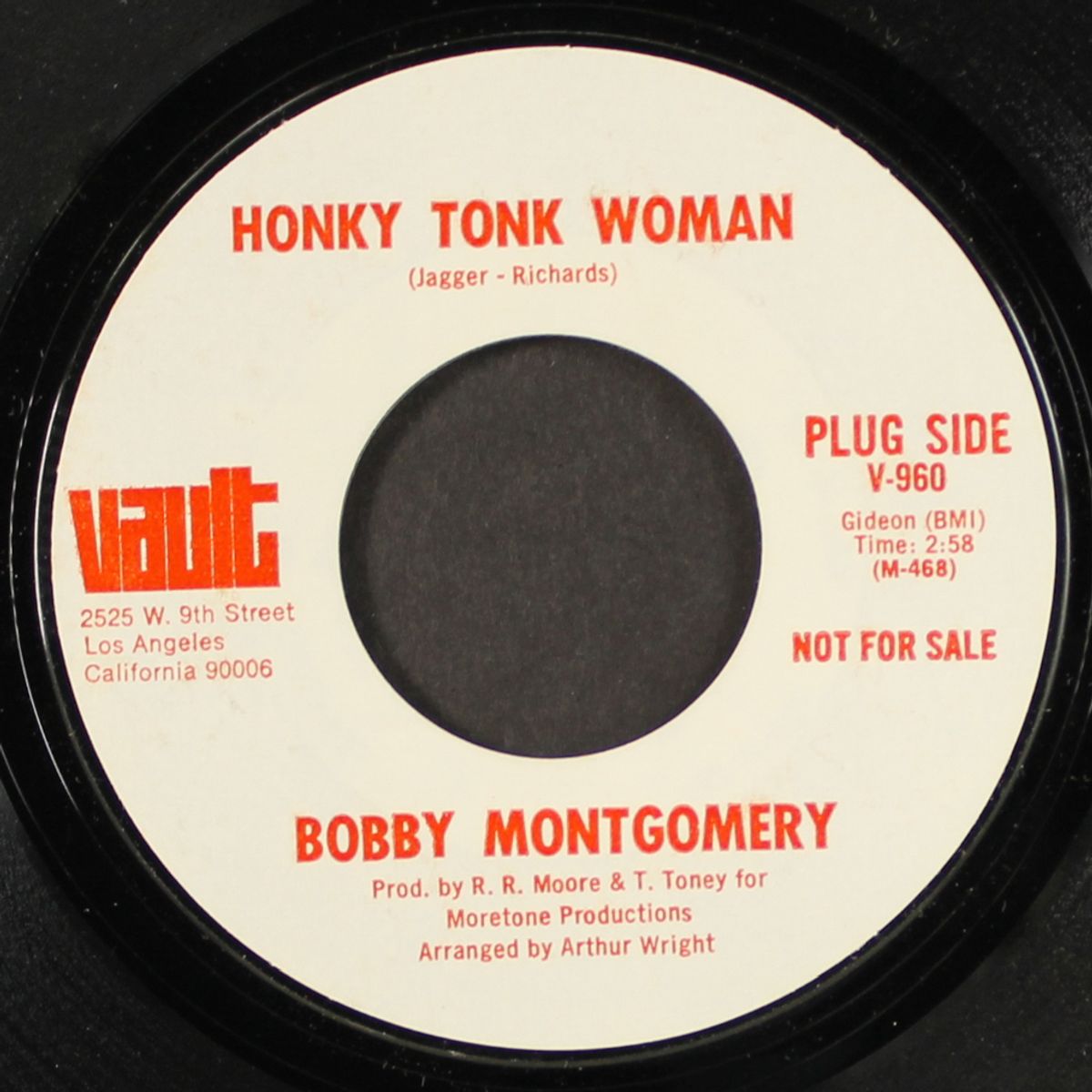 i'm your steppin' stone / honky tonk woman by BOBBY MONTGOMERY