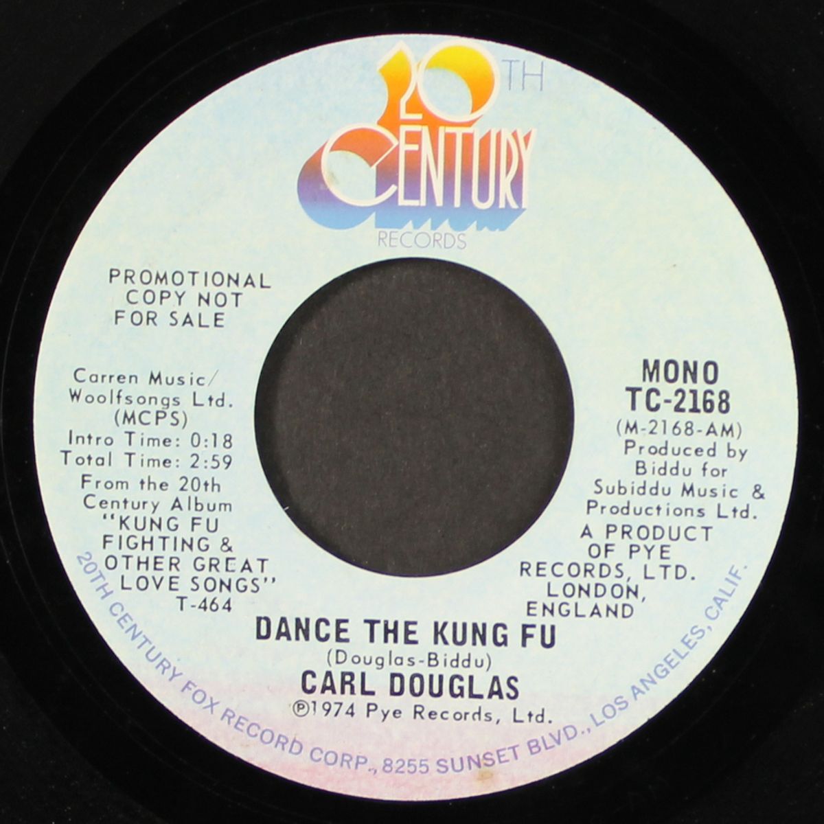 dance the kung fu / mono by CARL DOUGLAS