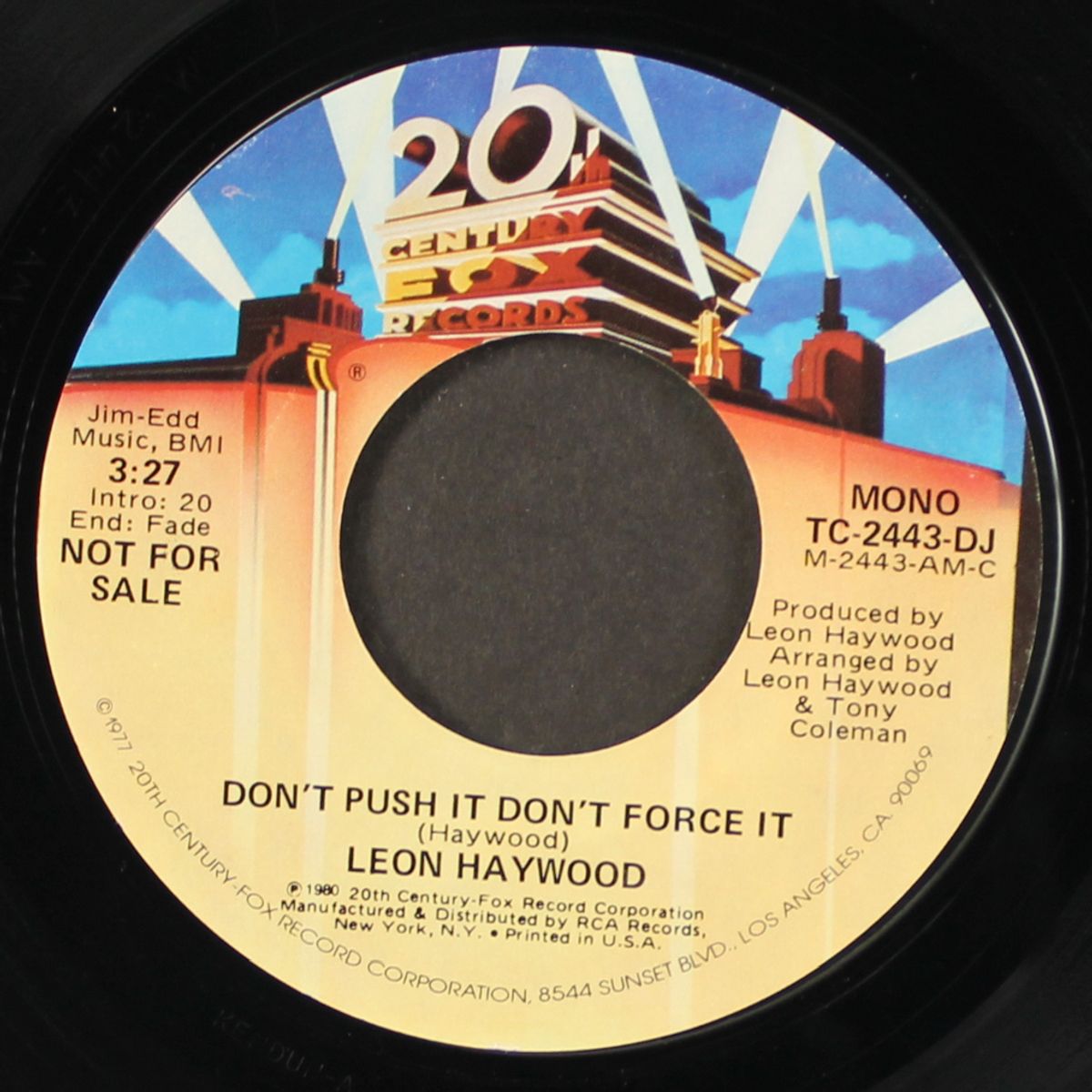 don't push it don't force it / mono by LEON HAYWOOD