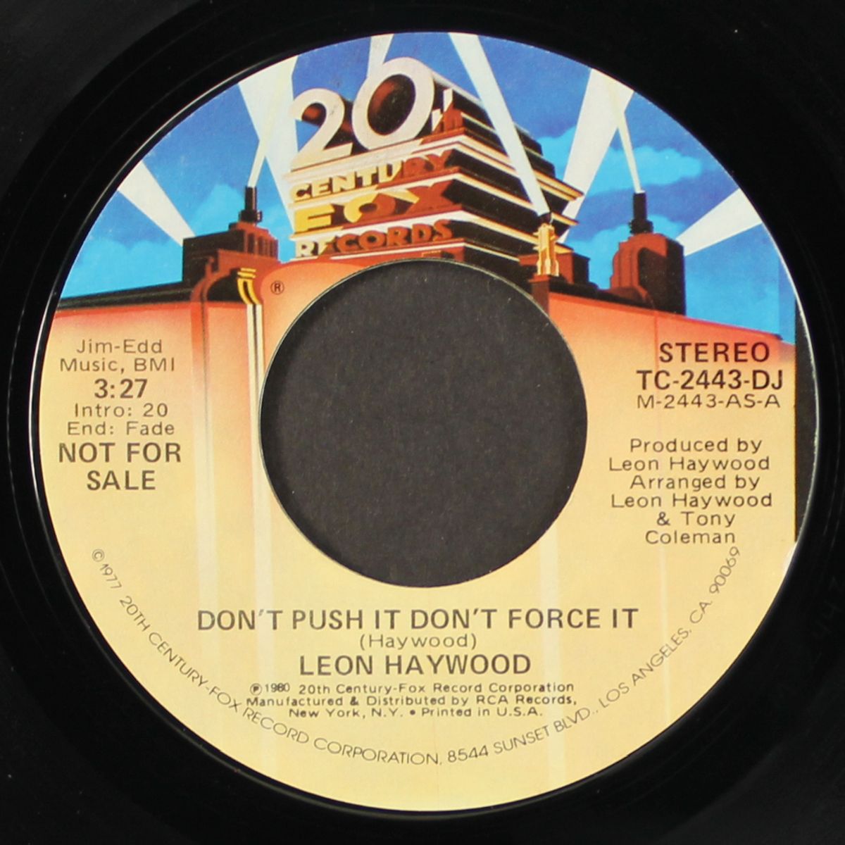 don't push it don't force it / mono by LEON HAYWOOD