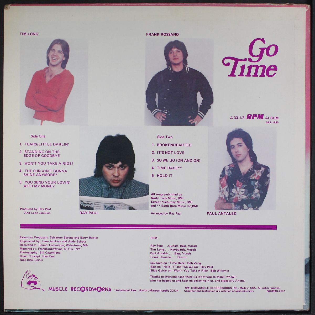 go time by RAY PAUL & RPM