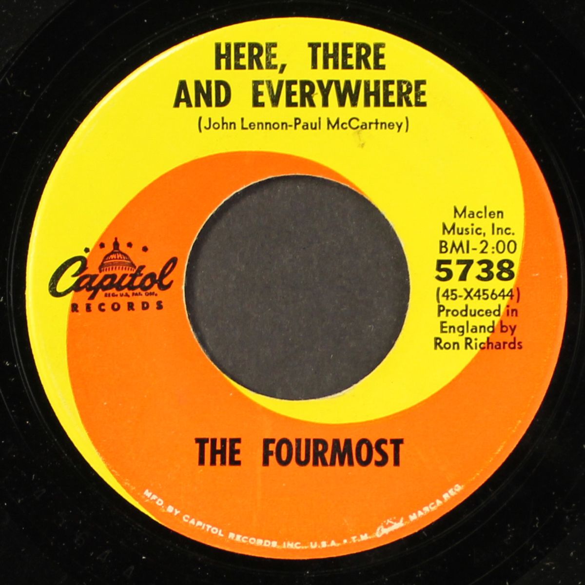 here, there and everywhere / you've changed by FOURMOST