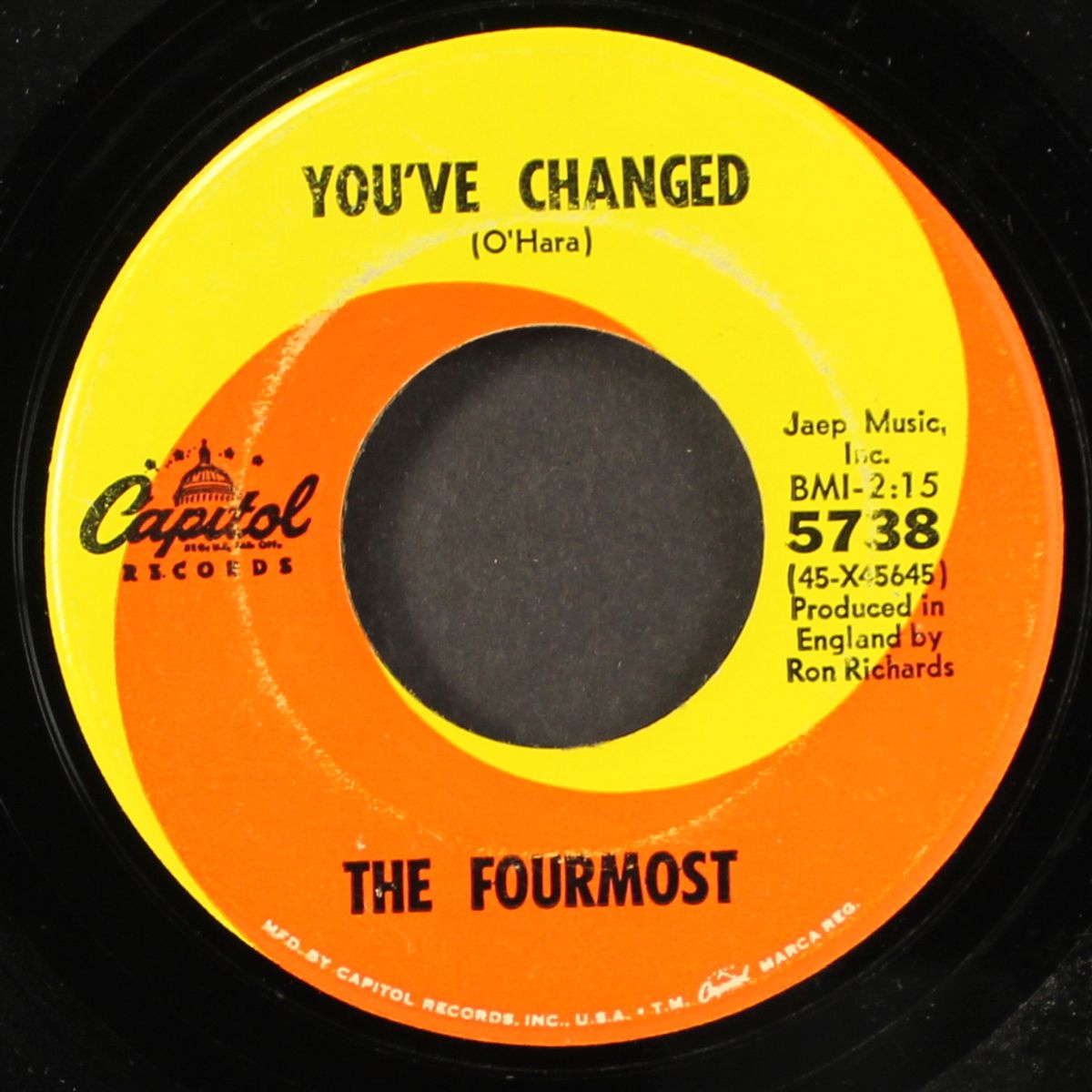 here, there and everywhere / you've changed by FOURMOST