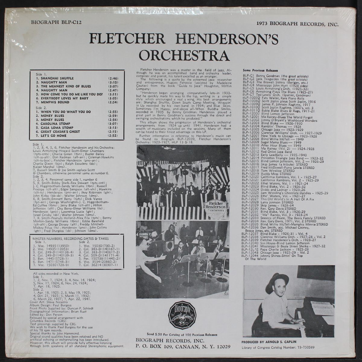 1924-1941 by FLETCHER HENDERSON