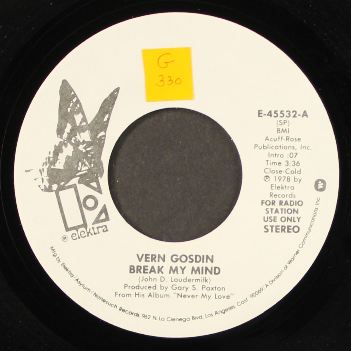break my mind / mono by VERN GOSDIN