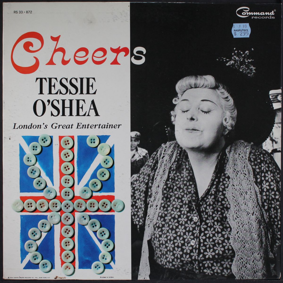 cheers by TESSIE O'SHEA