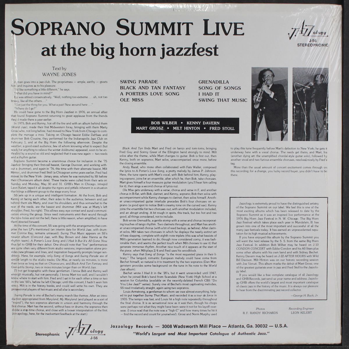 live at the big horn jazzfest by SOPRANO SUMMIT