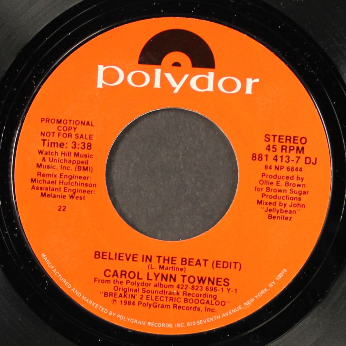 believe in the beat / same by CAROL LYNN TOWNES