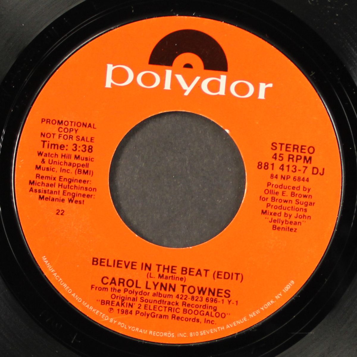 believe in the beat / same by CAROL LYNN TOWNES