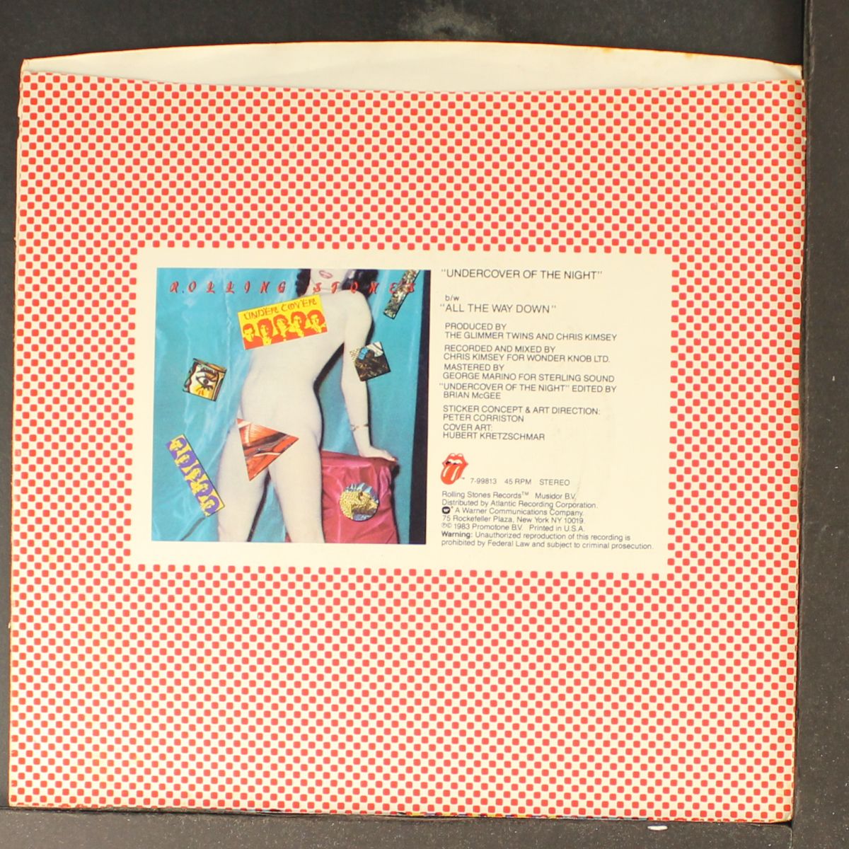undercover of the night / edit by ROLLING STONES