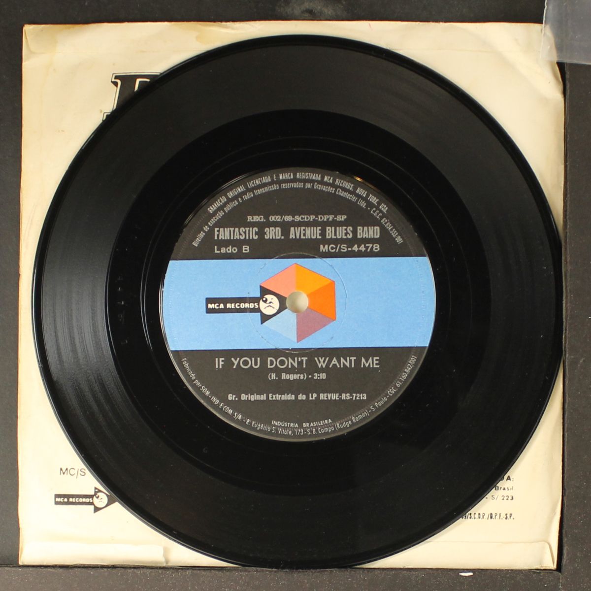 rose garden / if you don't want me by 3RD AVENUE BLUES BAND