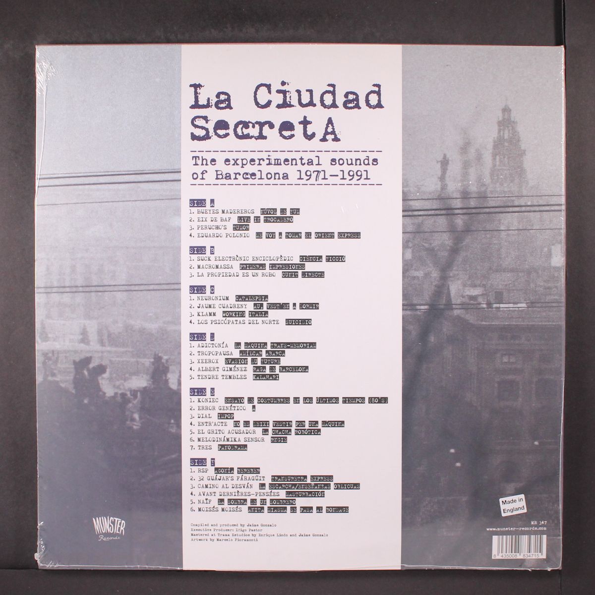la ciudad secreta; the experimental sounds of barcelona 1971-1991 by VARIOUS