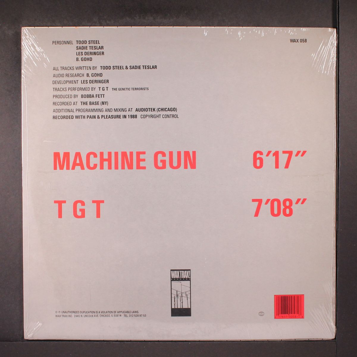machine gun by THE GENETIC TERRORISTS
