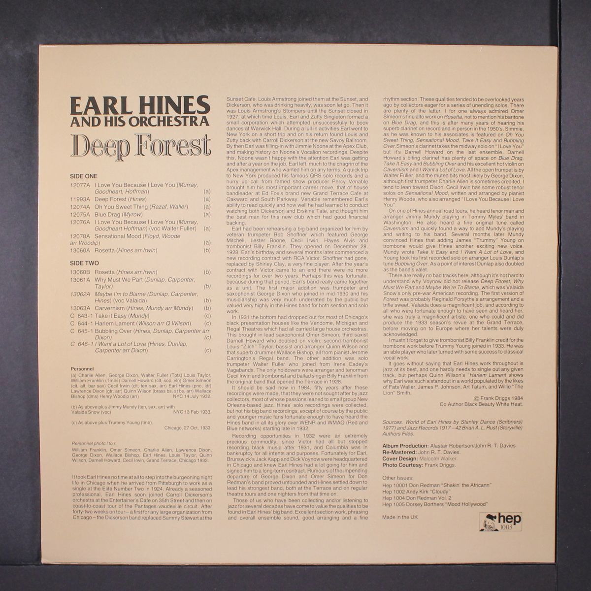 deep forest by EARL HINES