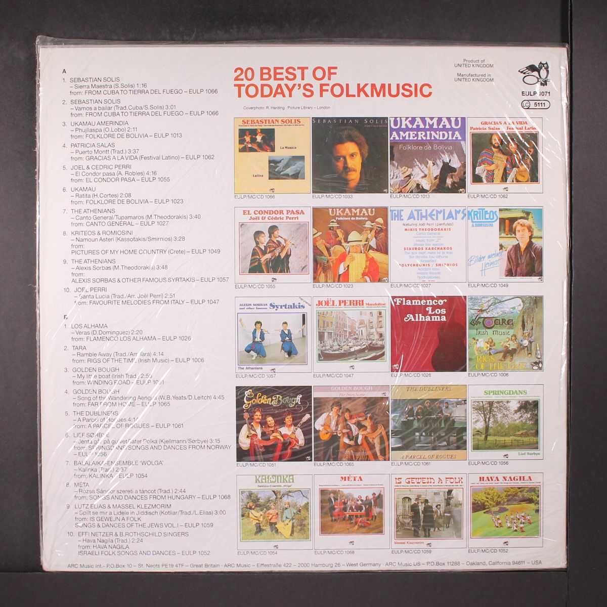 20 best of today's folkmusic by VARIOS