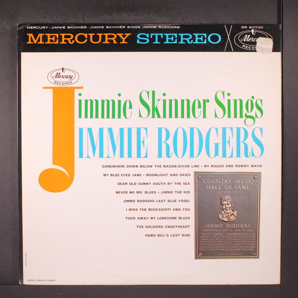 sings jimmie rodgers by JIMMIE SKINNER