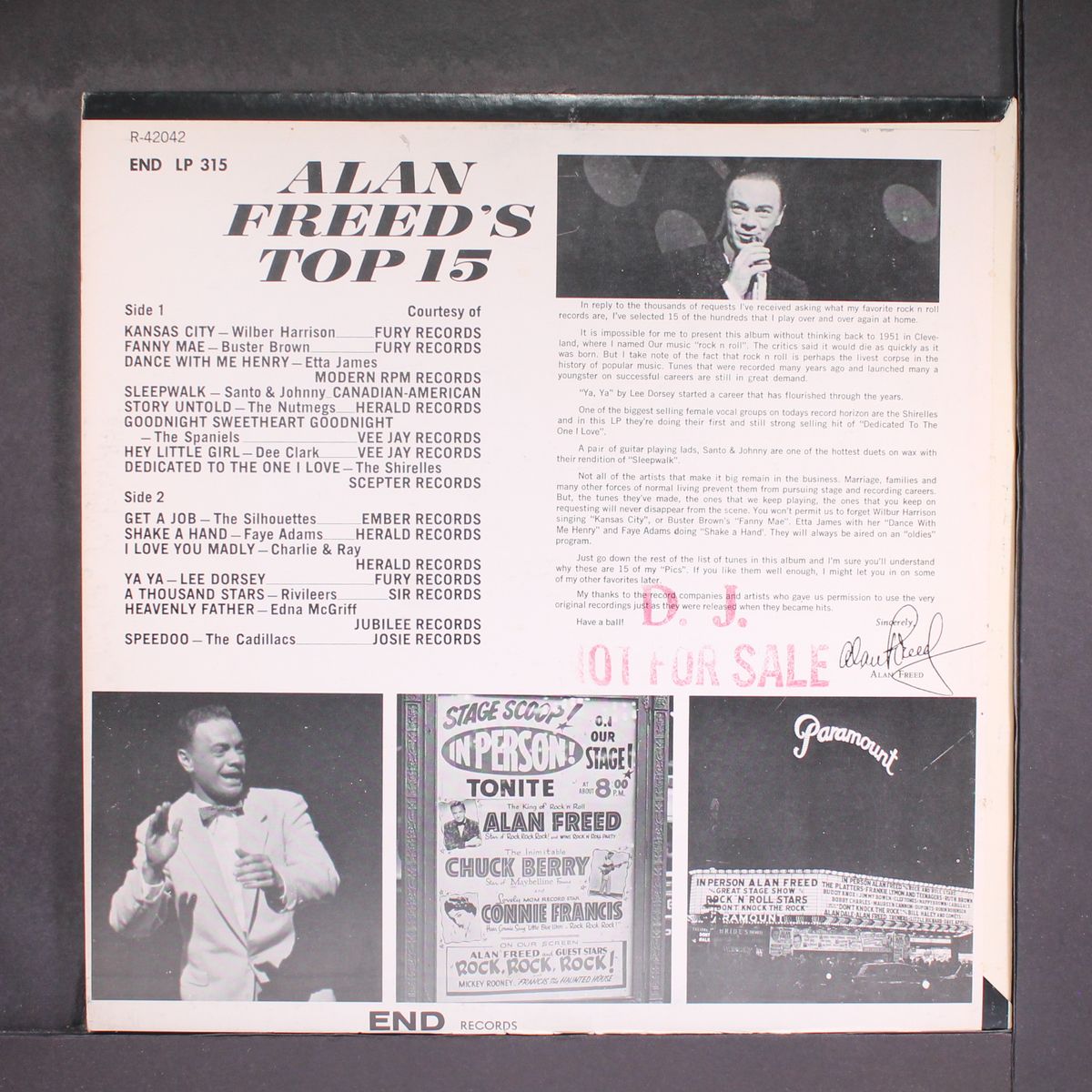 alan freed's top 15 by VARIOUS
