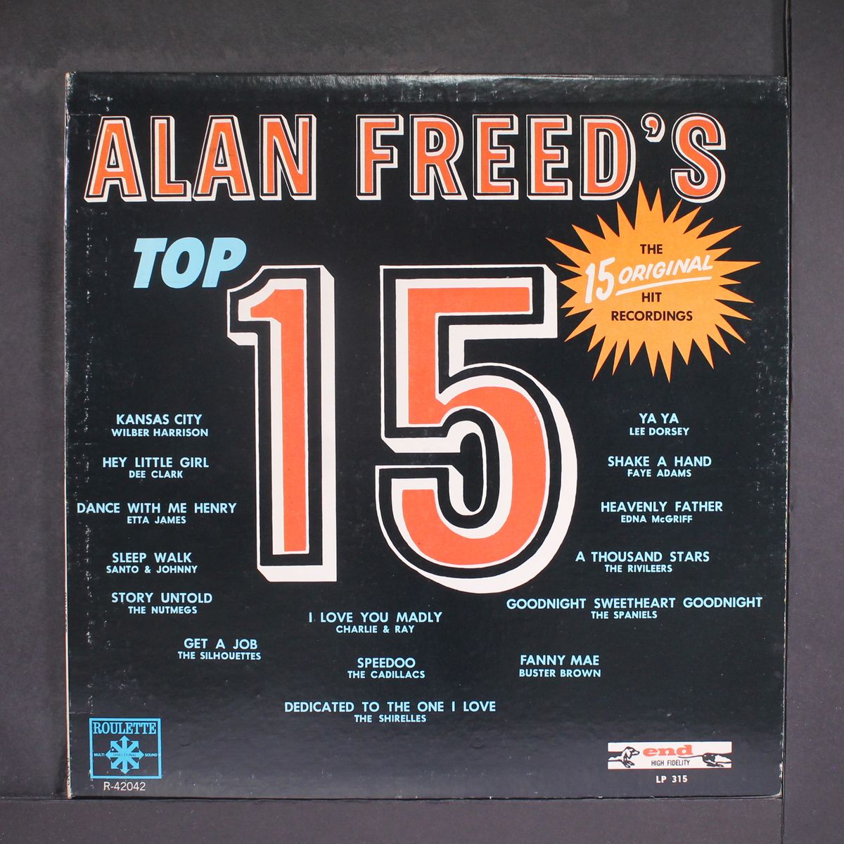 alan freed's top 15 by VARIOUS