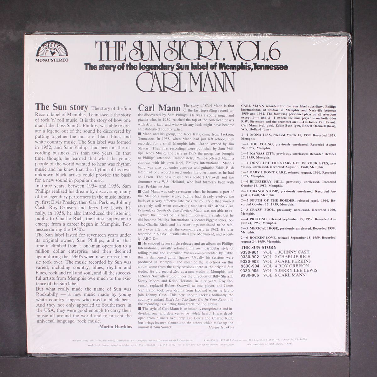 the sun story, vol. 6 by CARL MANN