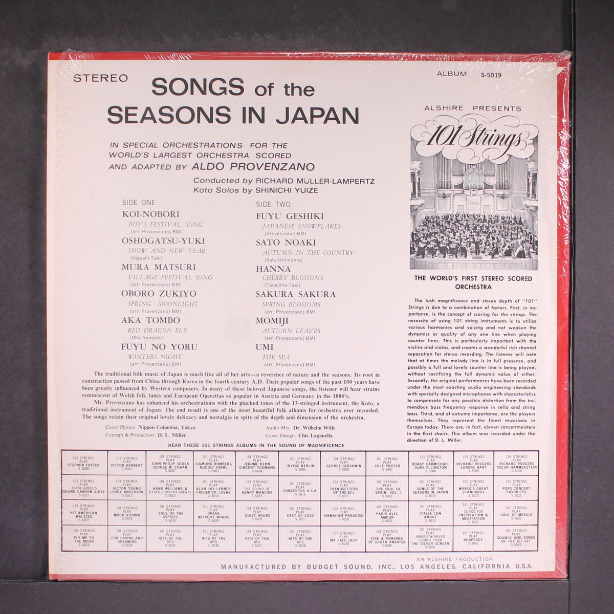 songs of the seasons in japan by 101 STRINGS