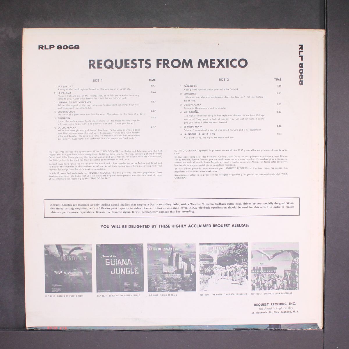 requests from mexico - a peticion de mexico by TRIO ODEMIRA