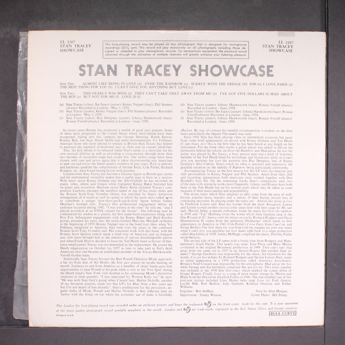 showcase by STAN TRACEY