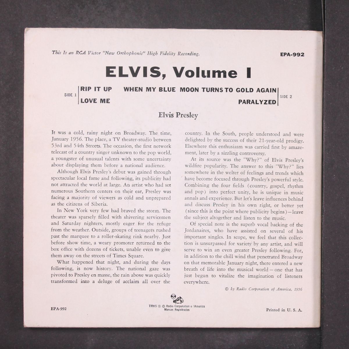 elvis, vol. 1 by ELVIS PRESLEY