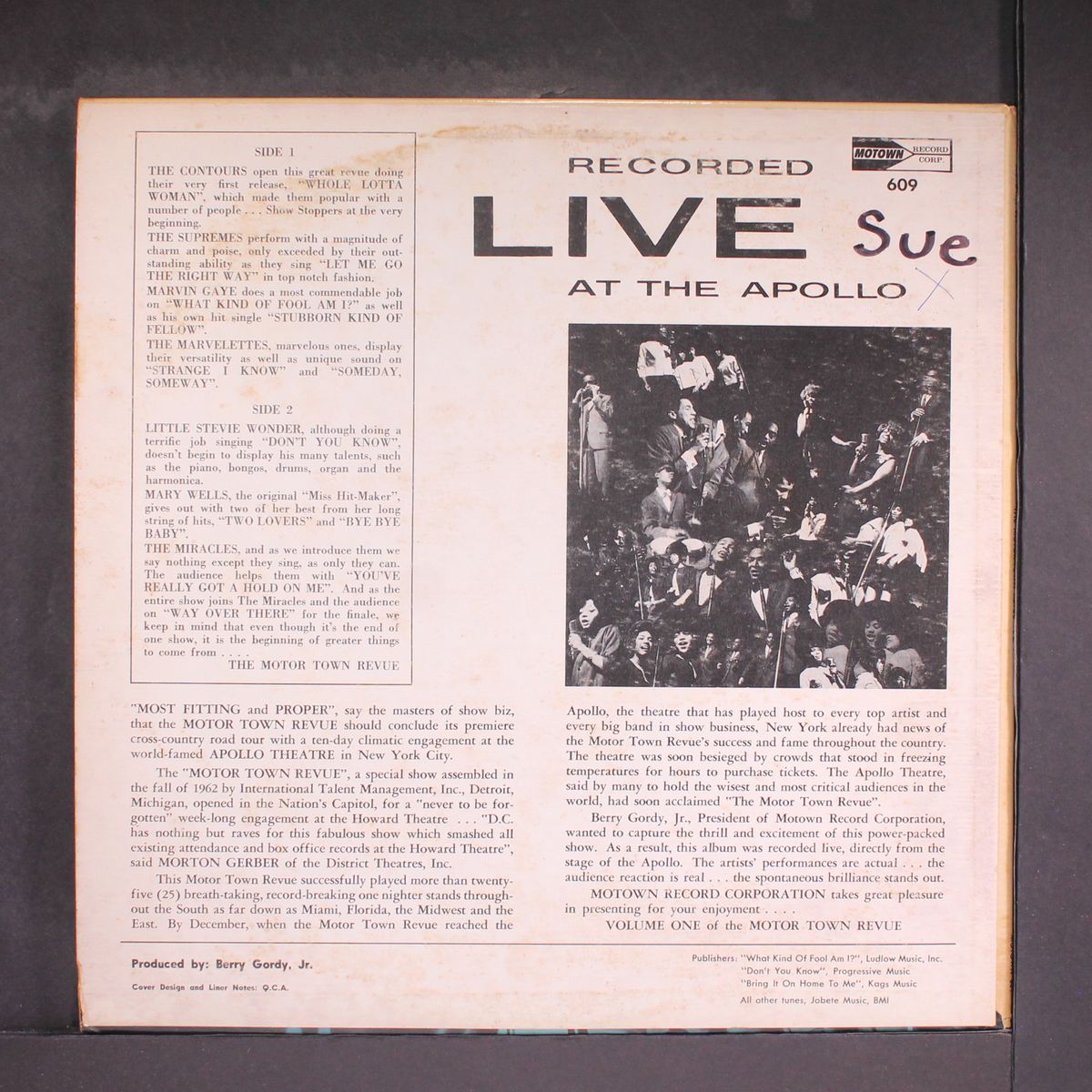 recorded live at the apollo, vol. 1 by VARIOUS