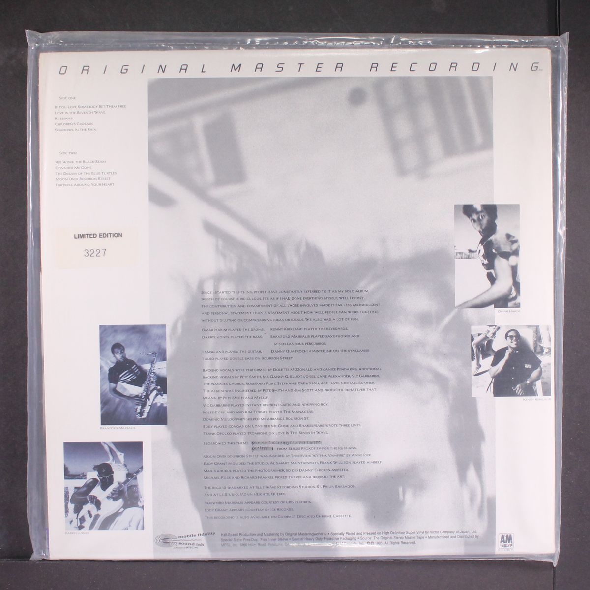 the dream of the blue turtles by STING