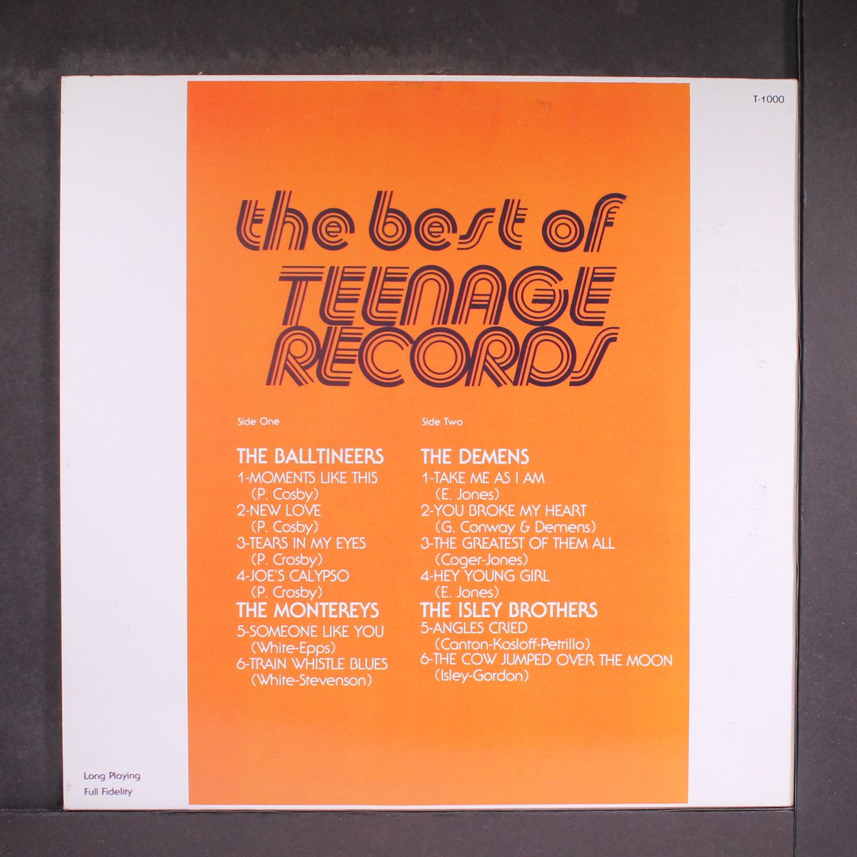 best of teenage records by VARIOUS