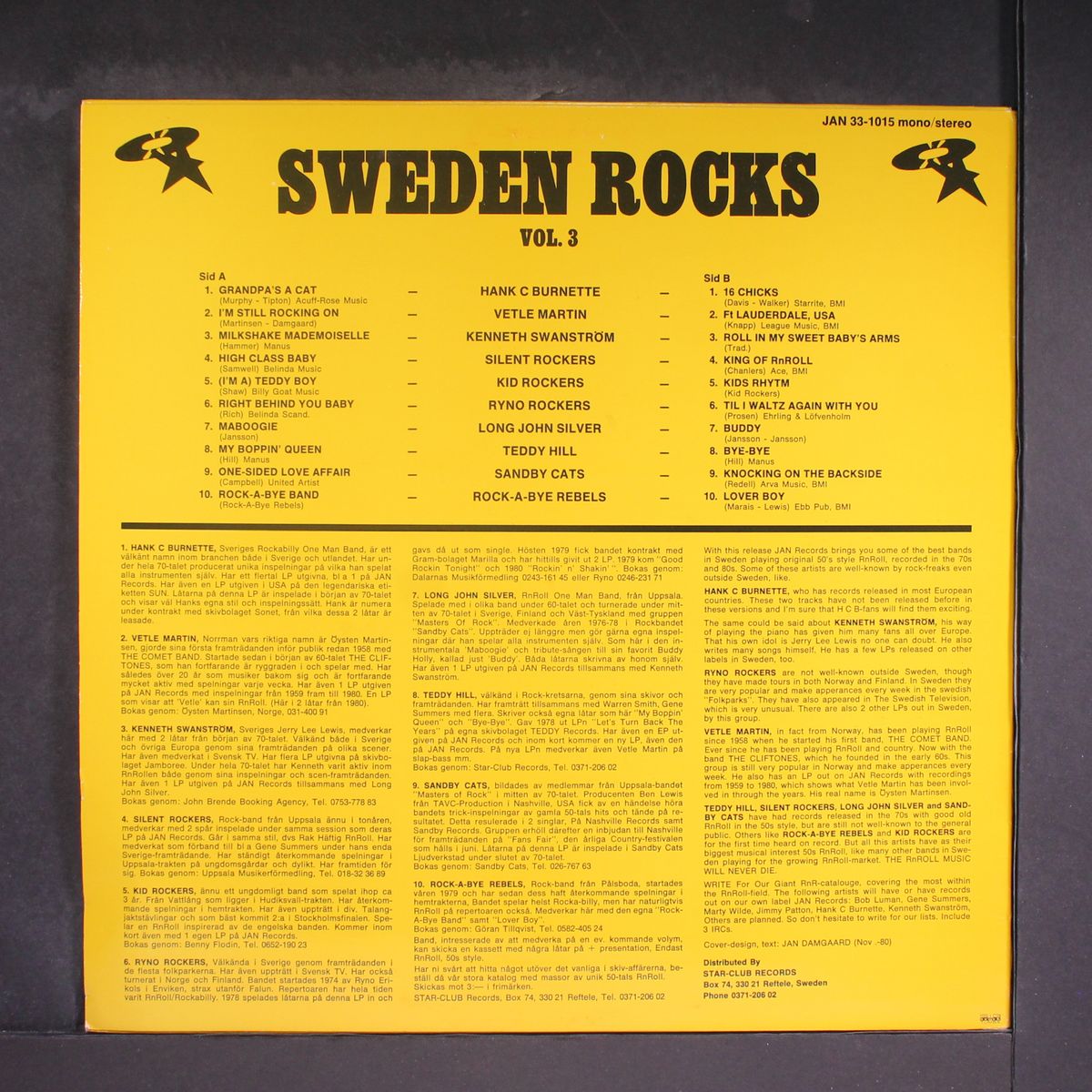 sweden rocks vol. 3 by VARIOUS