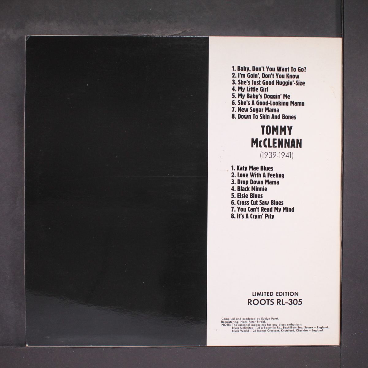 cross cut saw blues by TOMMY MCCLENNAN
