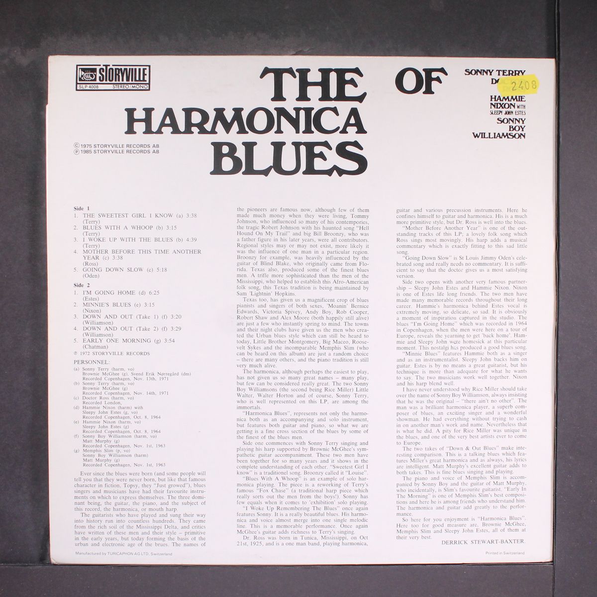 the harmonica blues of by VARIOUS