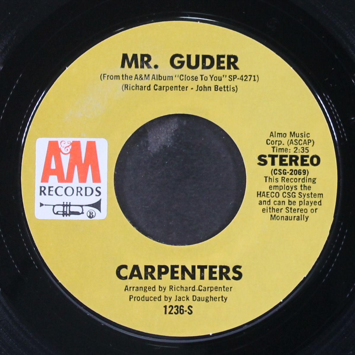 merry christmas, darling / mr. guder by CARPENTERS