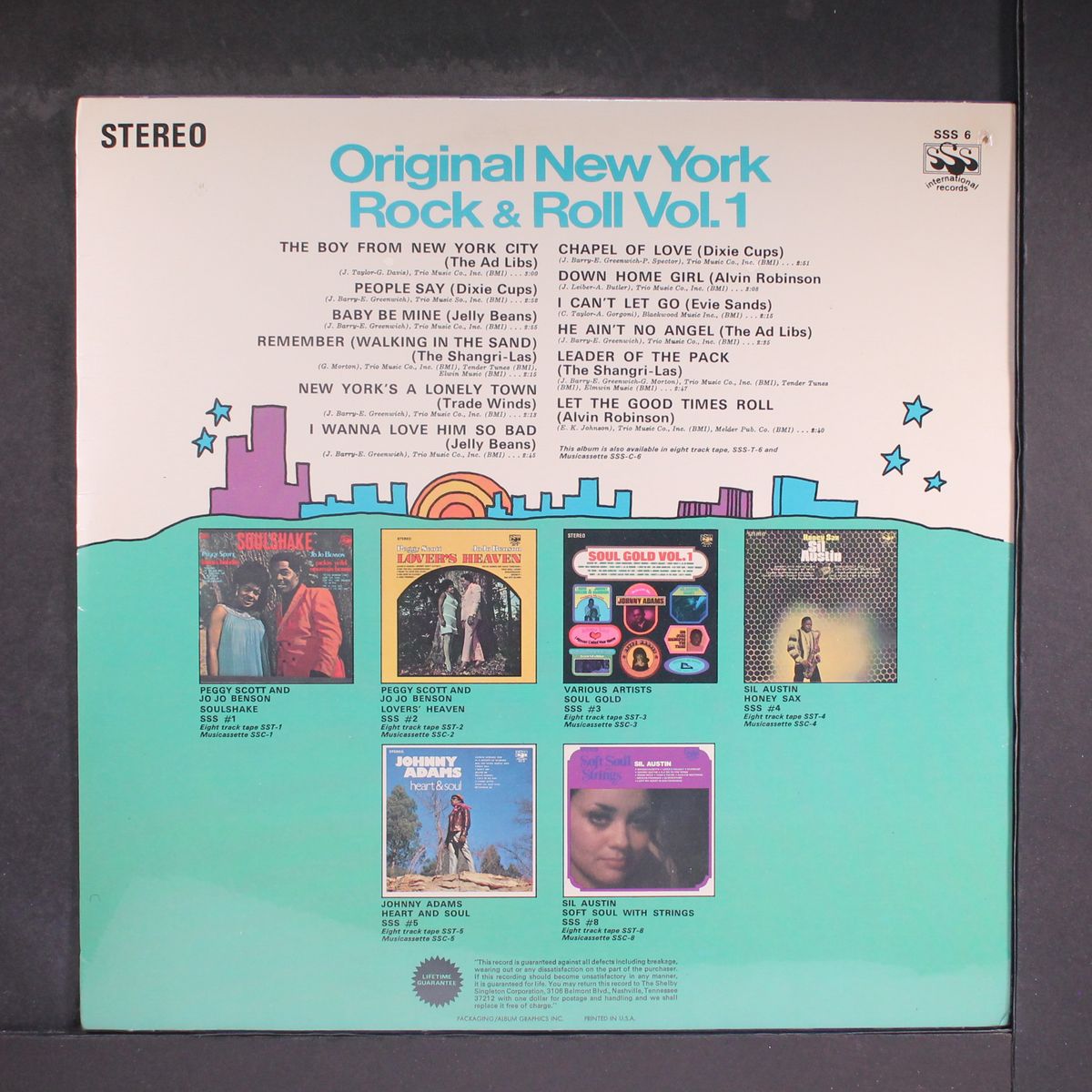 original new york rock & roll vol. 1 by VARIOUS