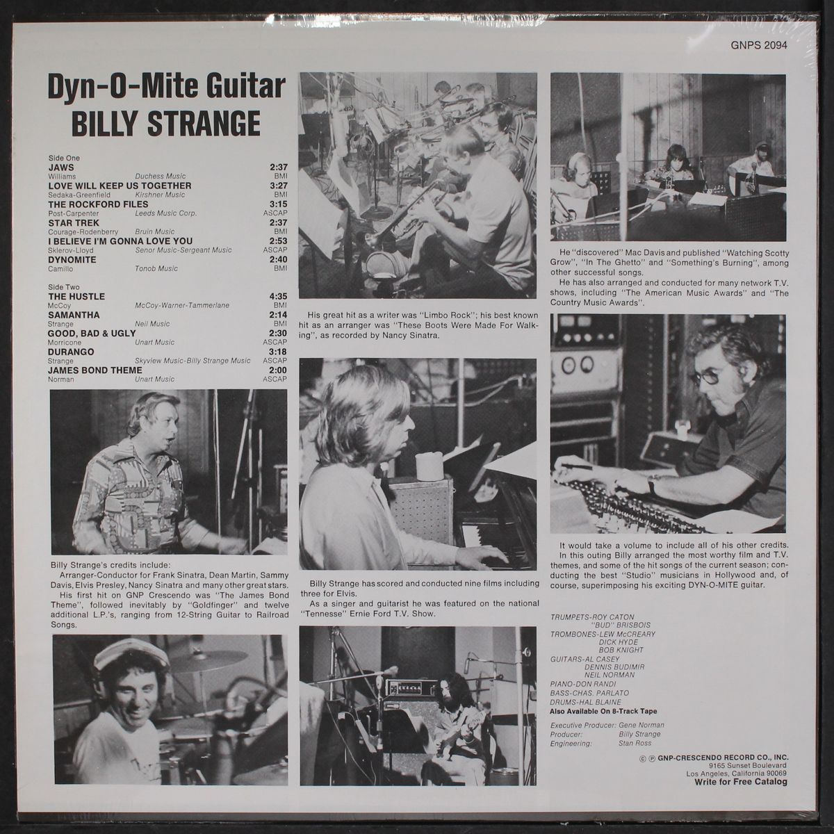 dyn-o-mite guitar by BILLY STRANGE