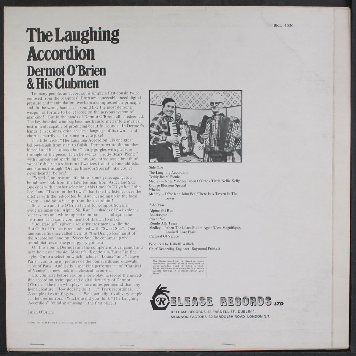 laughing accordion by DERMOT O'BRIEN