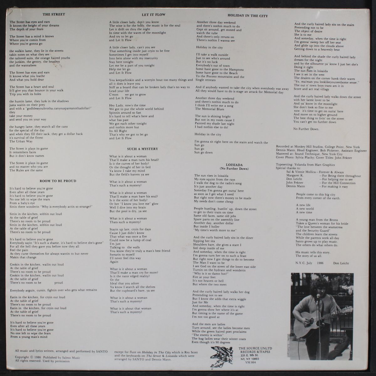 music from the street by SANTO
