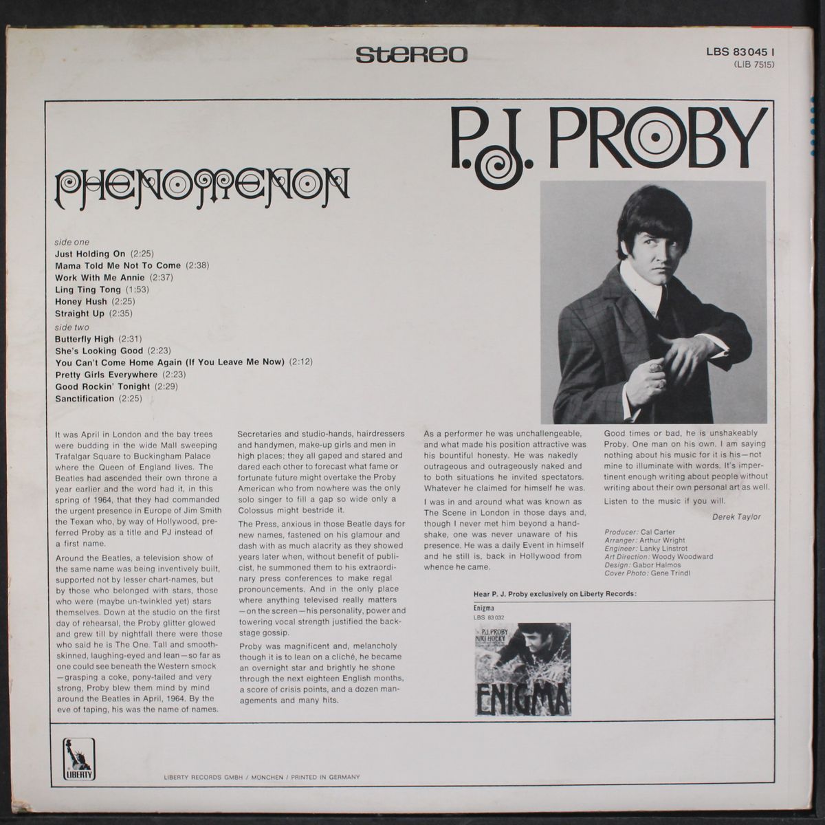 phenomenon by P.J. PROBY