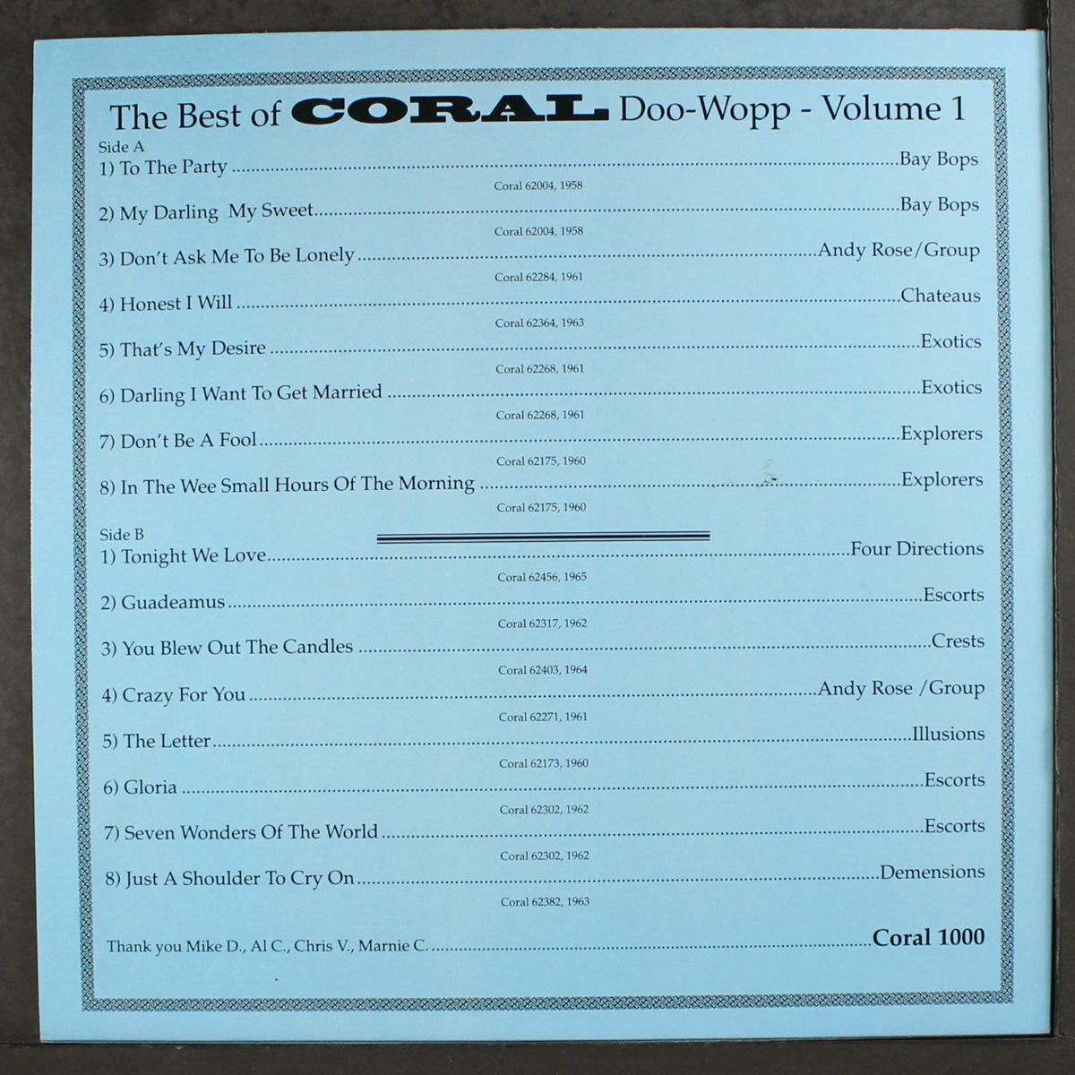 best of coral doo-wopp, vol. 1 by VARIOUS