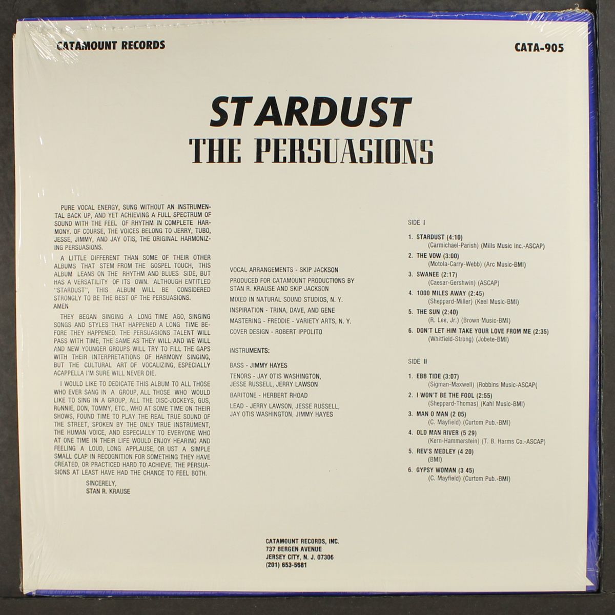 stardust by PERSUASIONS