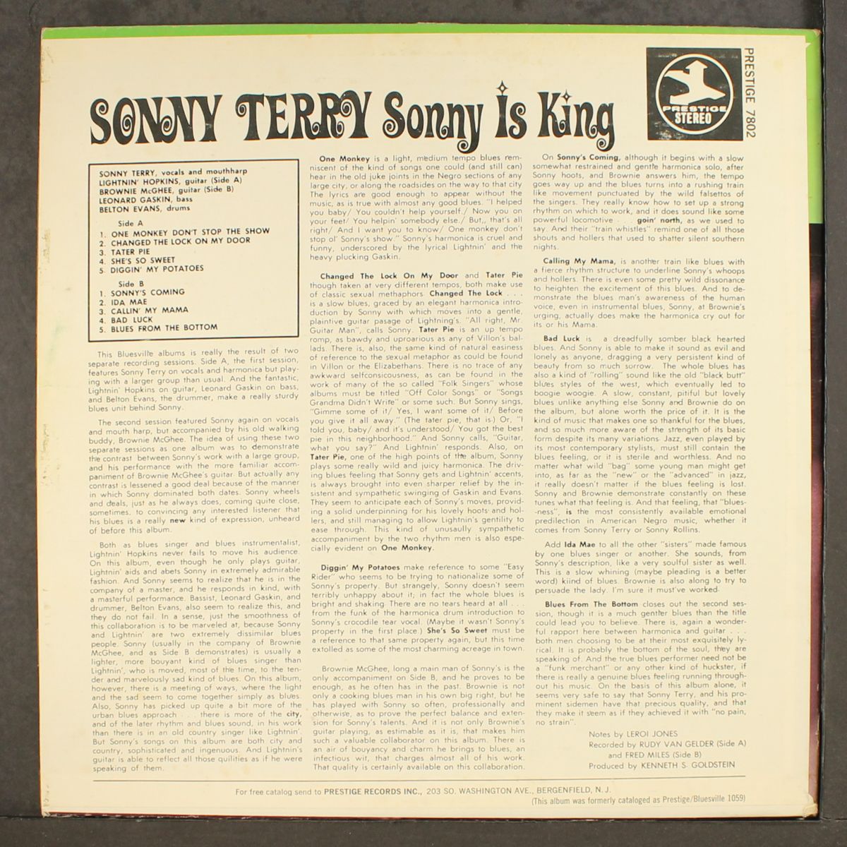 sonny is king by SONNY TERRY