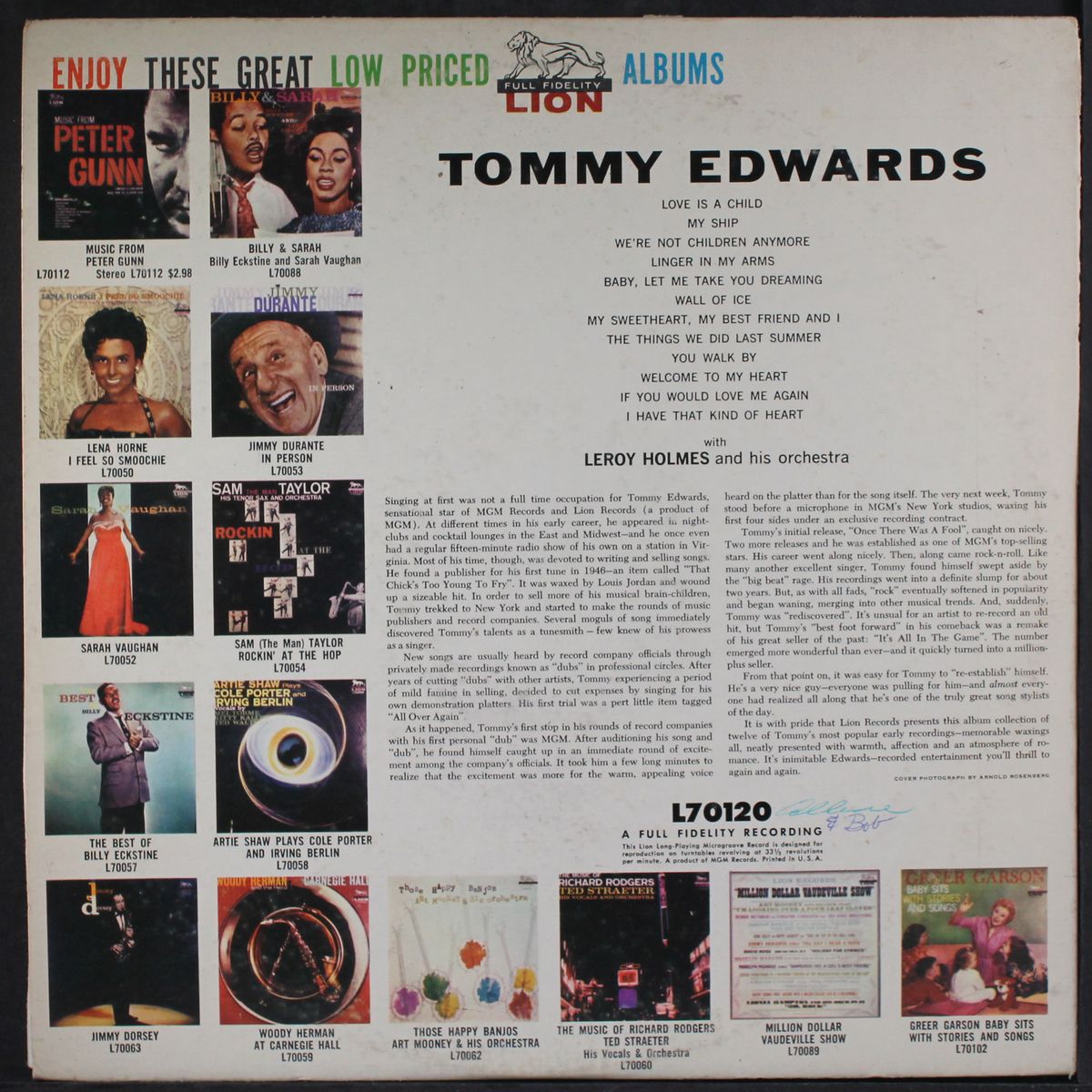 tommy edwards by TOMMY EDWARDS