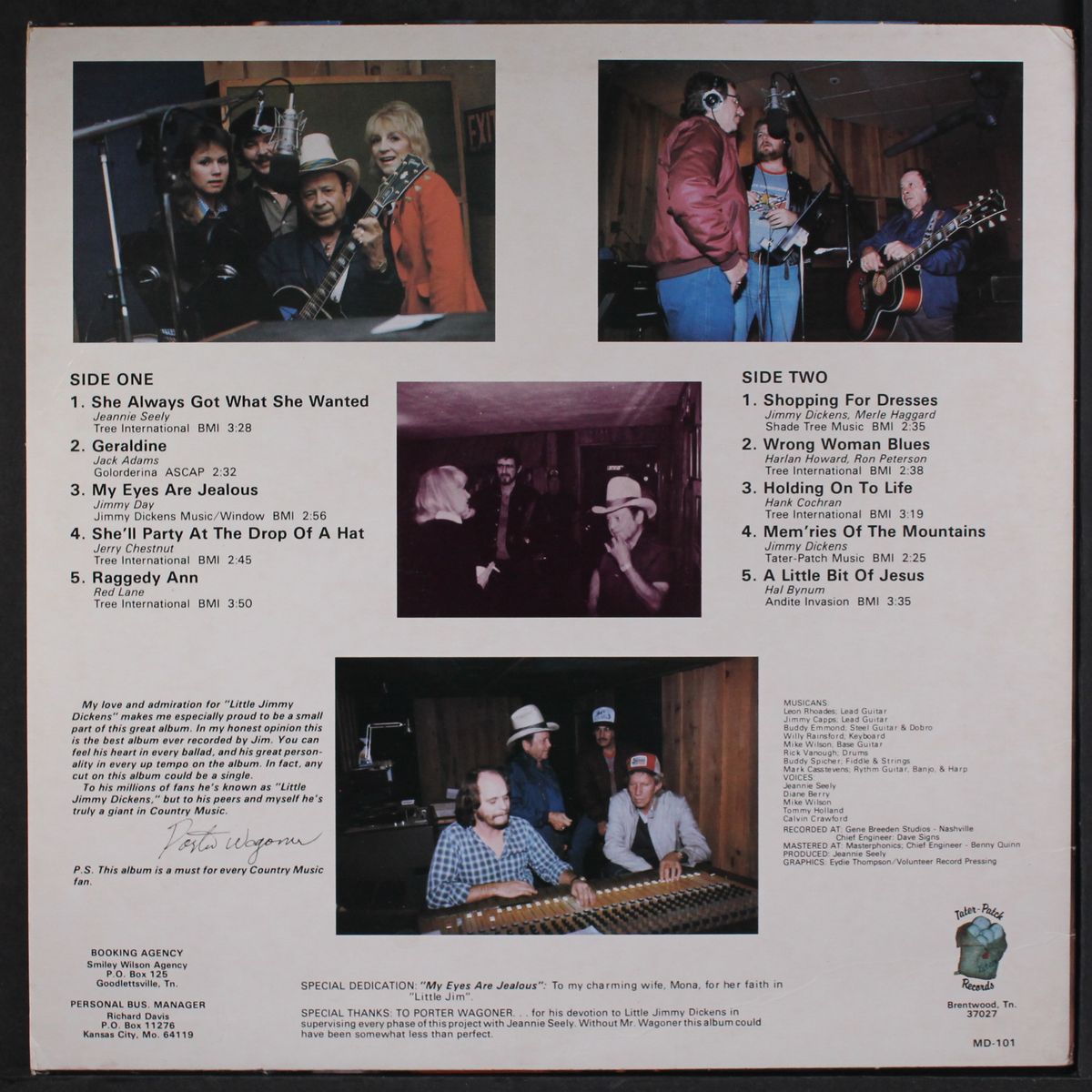 country music hall of fame by LITTLE JIMMY DICKENS